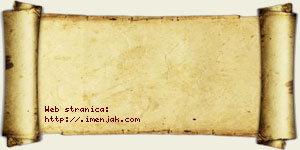 Anđela Kaljević vizit kartica